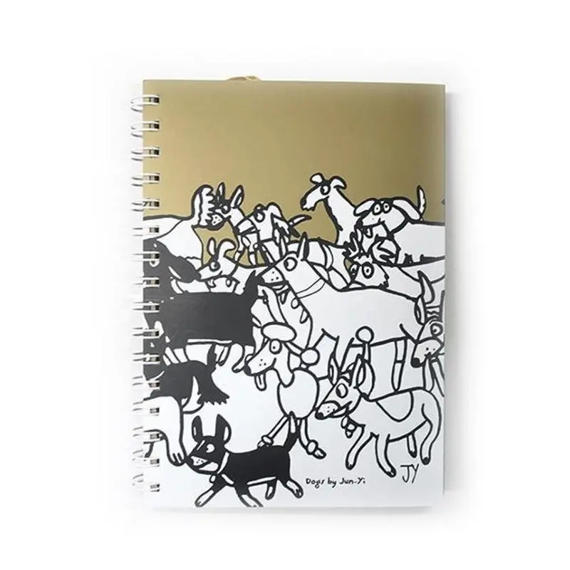 The Animal Project Notebook (Dogs In Gold By Jun-Yi)