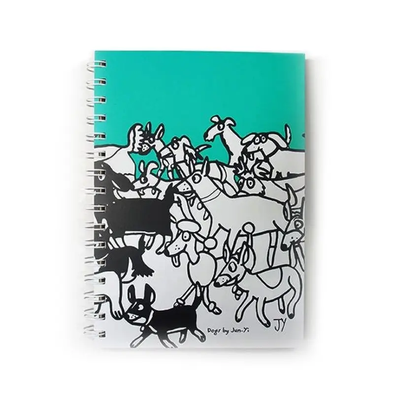 The Animal Project Notebook (Dogs In Turquoise By Jun-Yi)
