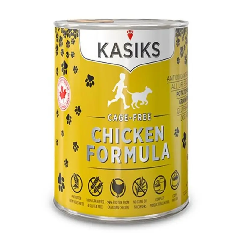 Kasiks Grain Free, Cage Free Chicken Wet Dog Food