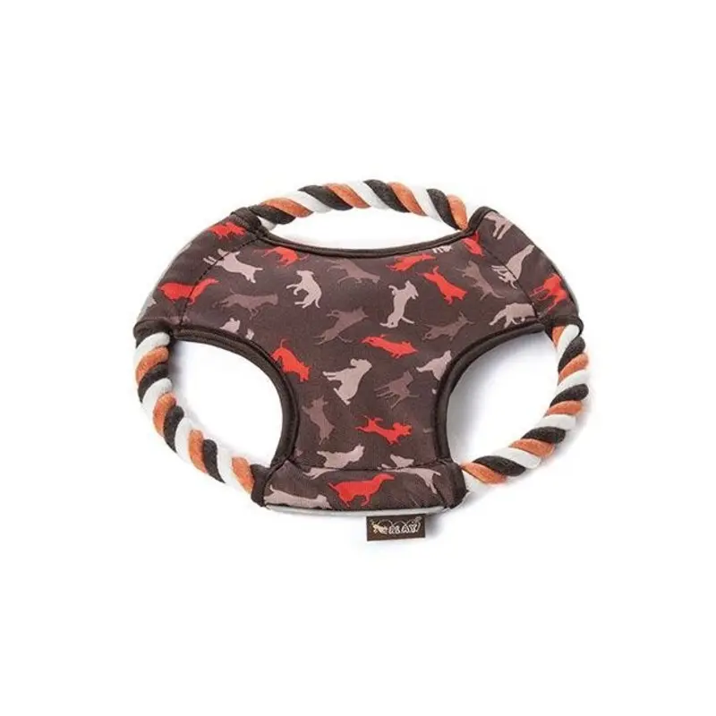 P.L.A.Y. Eco-Friendly Flying Disc Mocha Dog Toy