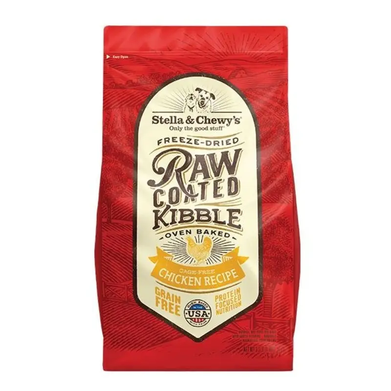 Stella & Chewys Grain Free Raw Coated Kibbles (Chicken) Dry Dog Food