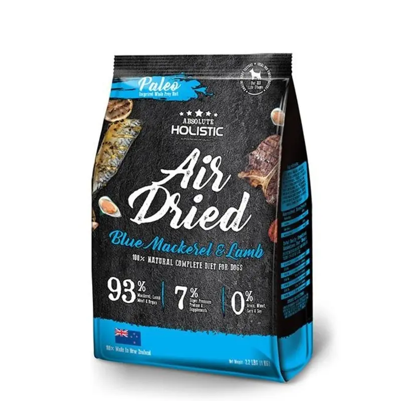 Absolute Holistic Air Dried Dog Food (Blue Mackerel & Lamb)