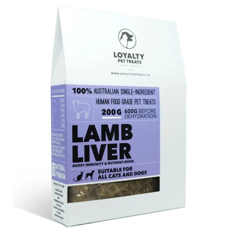 Loyalty Pets Lamb Liver Dog Treats