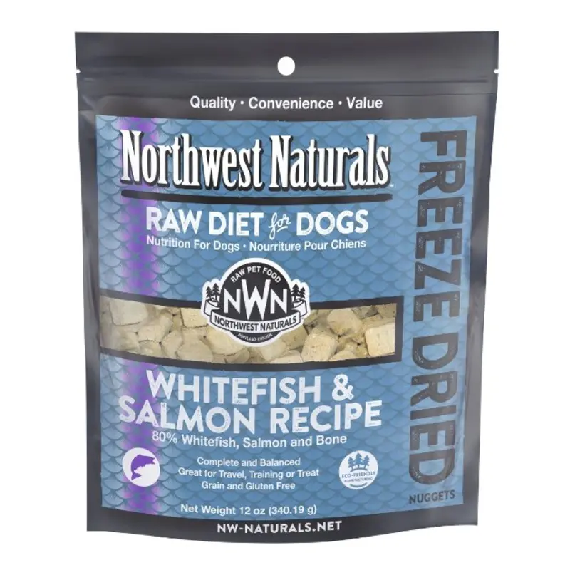 Northwest Natural's Freeze Dried Raw Dog Food (Whitefish & Salmon)