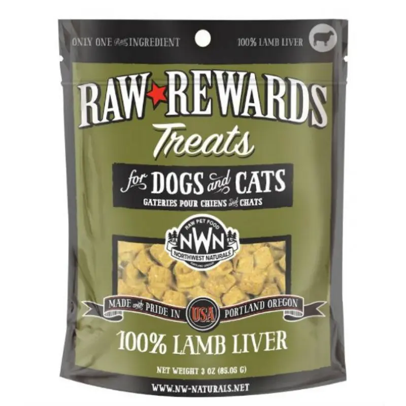 Northwest Naturals Freeze Dried Lamb Liver Cat & Dog Treats