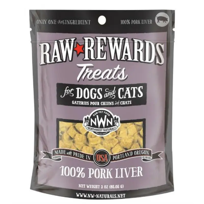 Northwest Naturals Freeze Dried Pork Liver Cat & Dog Treats