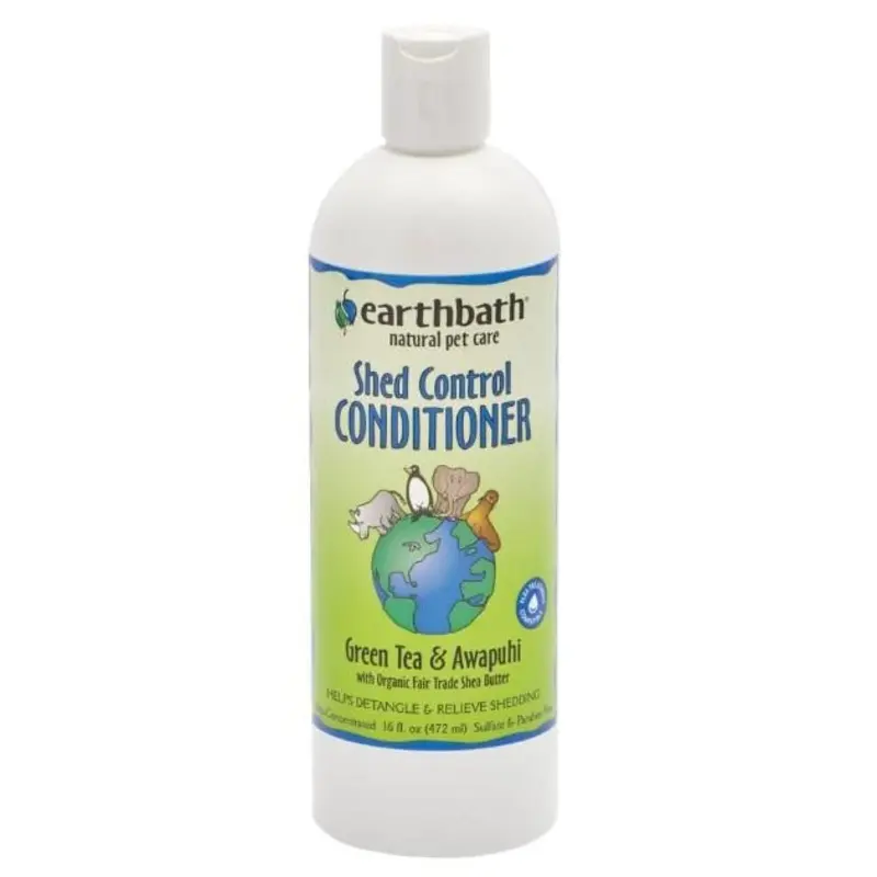 Earthbath Shed Control Dog Conditioner Green Tea & Awapuhi