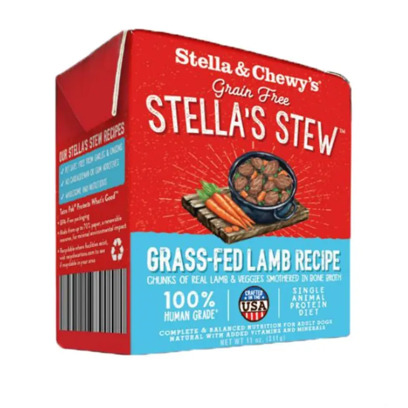 Stella & Chewys Grain Free Stews - Grass-Fed Lamb Dog Wet Food