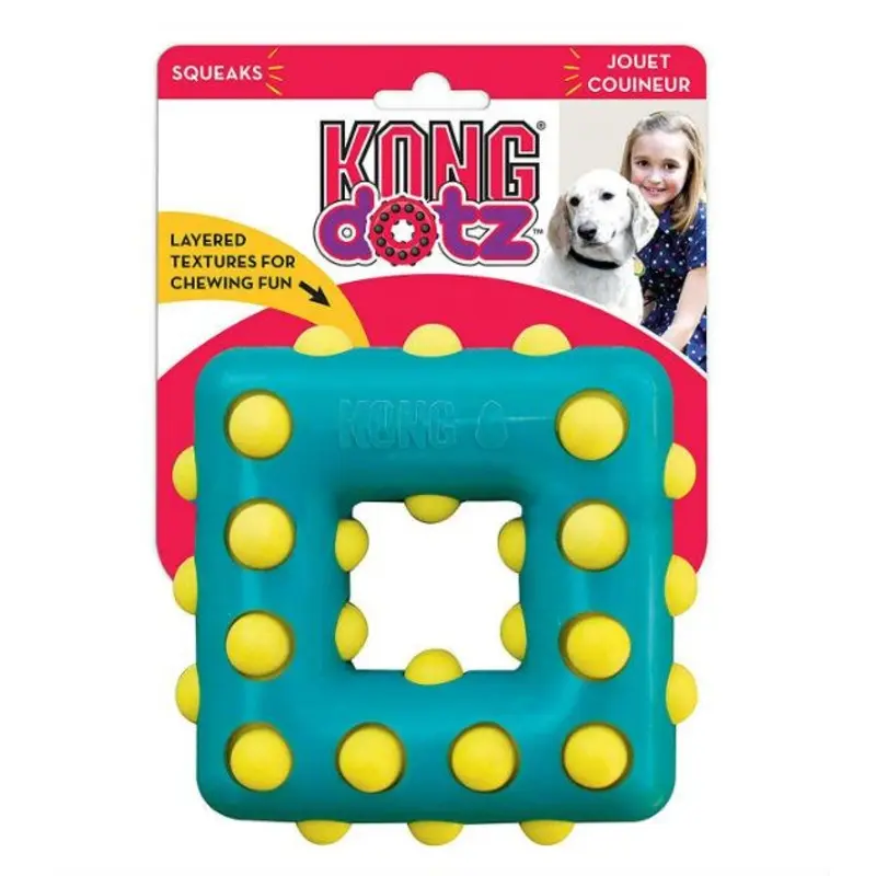 Kong Dotz Square Dog Toy