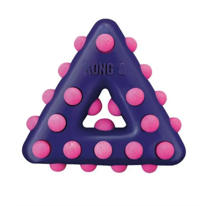 Kong Dotz Triangle Dog Toy