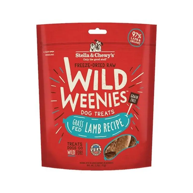 Stella & Chewys Wild Weenies (Lamb) Freeze Dried Dog Treats