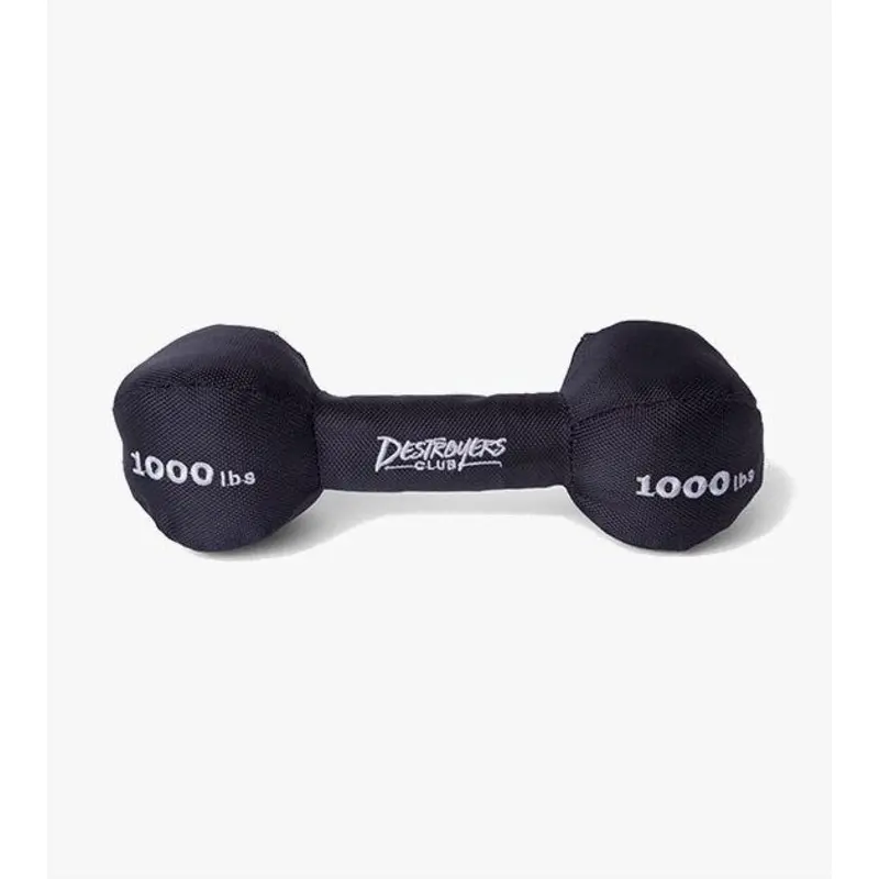 $18 ONLY: BarkShop Pupping Iron Dumbbell Dog Plush Toy