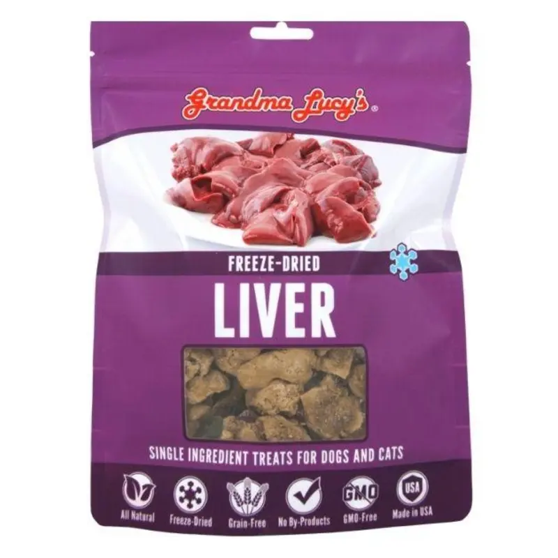 Grandma Lucy's Singles Freeze Dried Chicken Liver Cat & Dog Treats