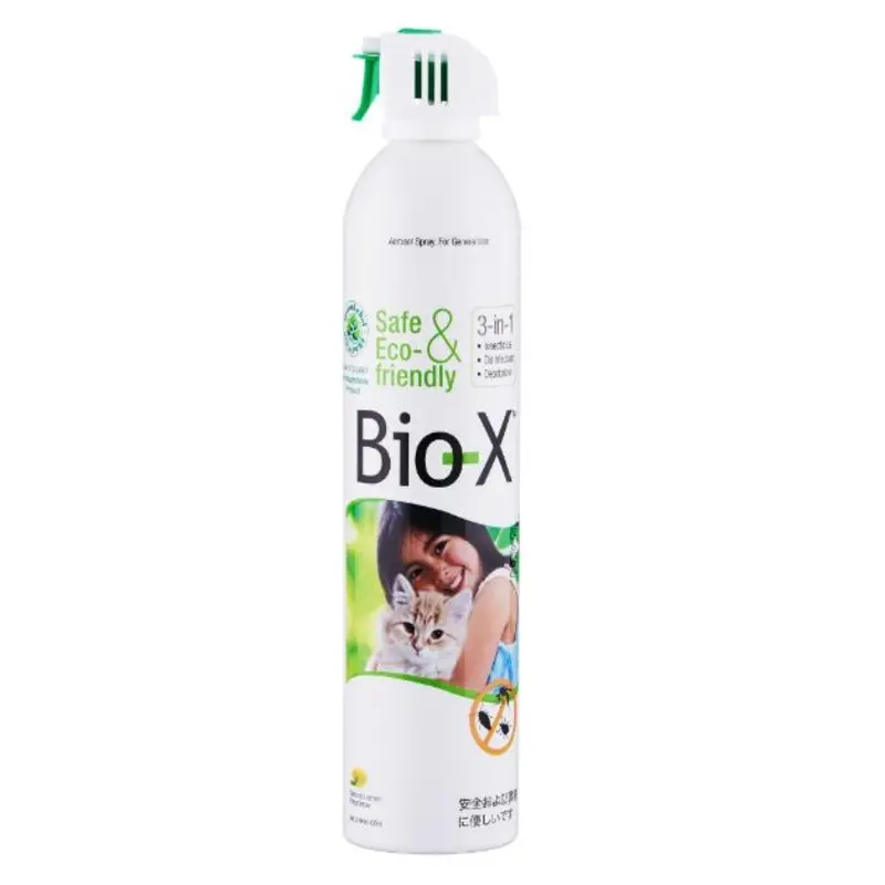 Bio-X 3-in-1 Aerosol Spray (Insect Repellent + Disinfectant + Deodorizer)