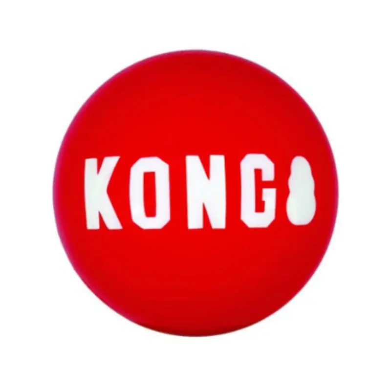 Kong Signature Ball (2 pack) Dog Toy