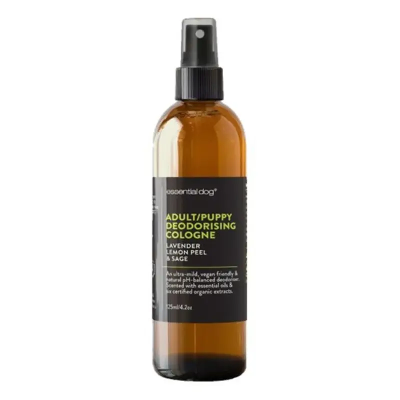 Essential Dog Deodorising Cologne (Lavender, Lemon Peel & Clary Sage) for Dogs