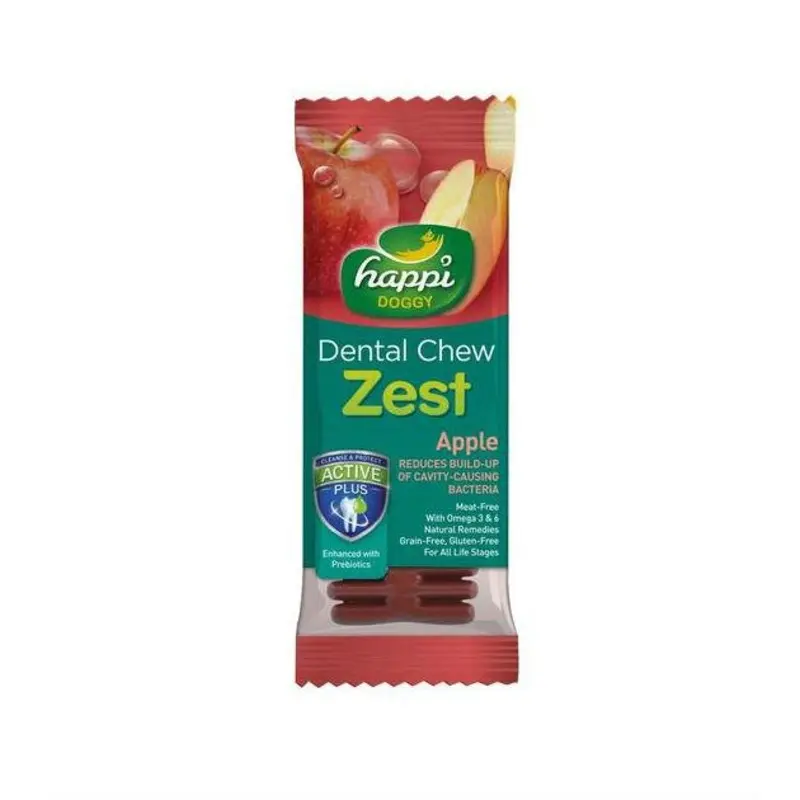 Happi Skippi (Happi Doggy) ZEST Dental Dog Chews (Apple)