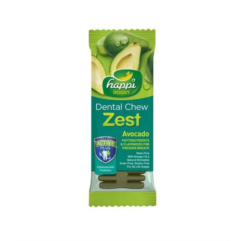 Happi Skippi (Happi Doggy) ZEST Dental Dog Chews (Avocado)