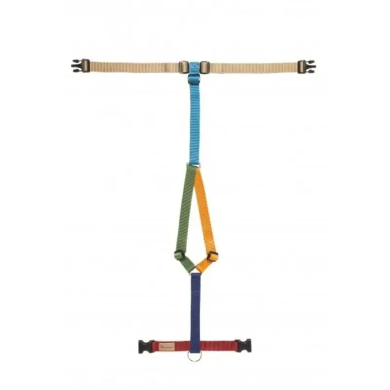 Haqihana Multicolor Dog Harness (By Turid Rugaas)