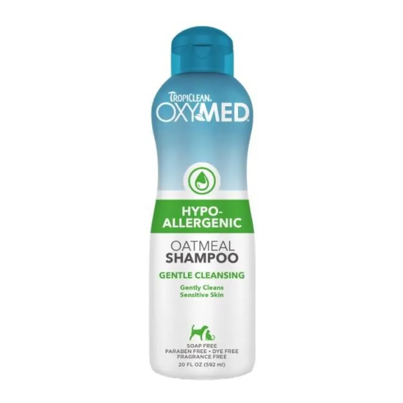 TropiClean OxyMed (Hypoallergenic) Oatmeal Shampoo For Cats & Dogs