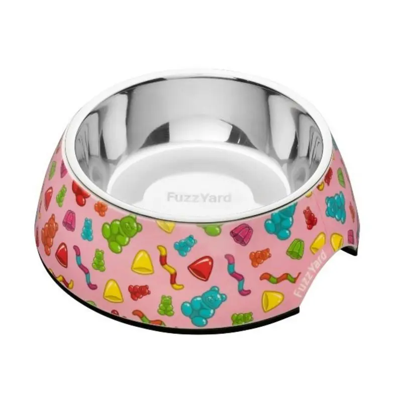 FuzzYard Jelly Bears Dog Feeding Bowl