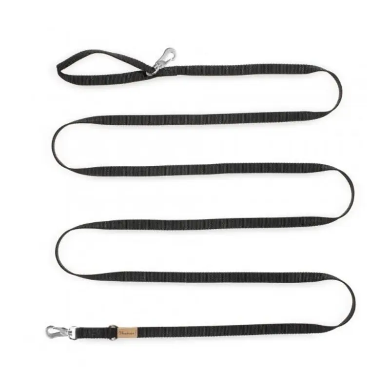 Haqihana Black Dog Leash