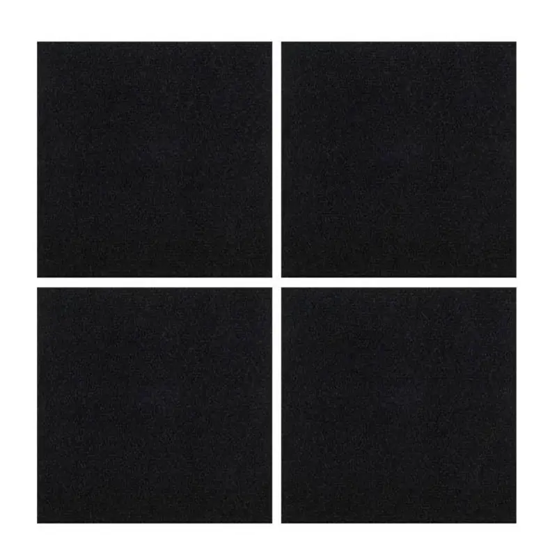25% OFF: Triluc Non-Slip Washable & Water-Repellent Pet Mat (Black 4-Piece)
