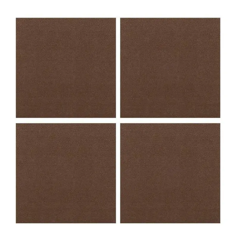 25% OFF: Triluc Non-Slip Washable & Water-Repellent Pet Mat (Brown 4-Piece)