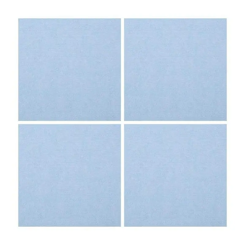 25% OFF: Triluc Non-Slip Washable & Water-Repellent Pet Mat (Light Blue 4-Piece)