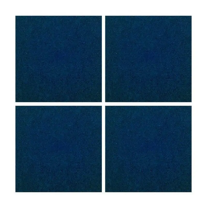 25% OFF: Triluc Non-Slip Washable & Water-Repellent Pet Mat (Navy Blue 4-Piece)