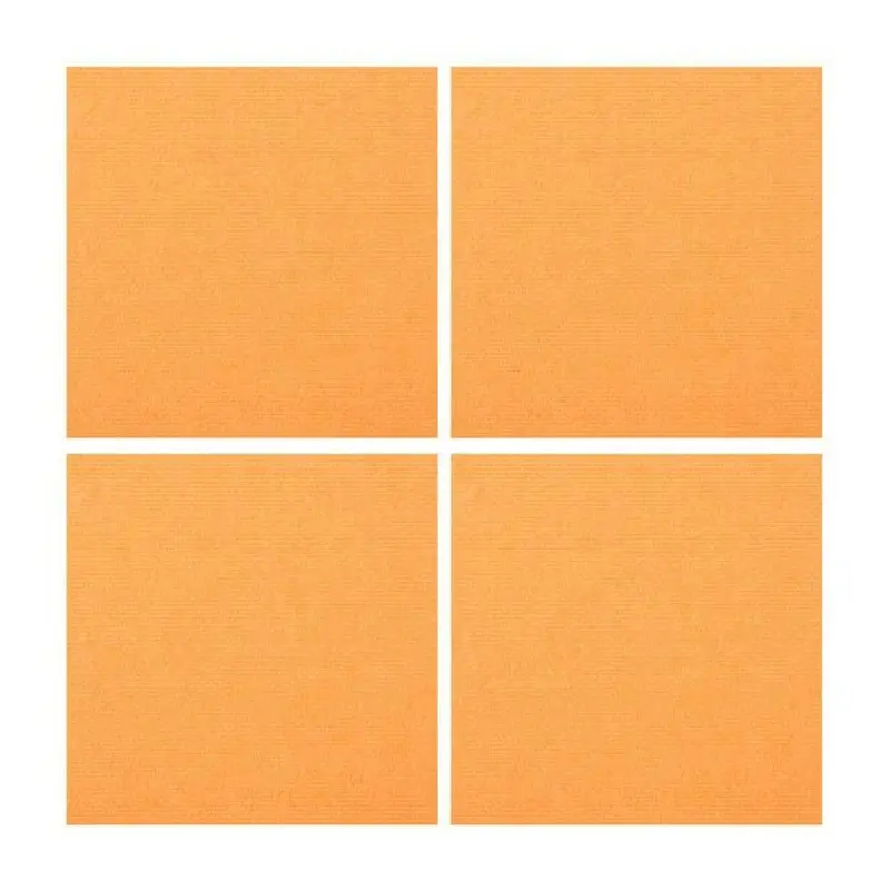 25% OFF: Triluc Non-Slip Washable & Water-Repellent Pet Mat (Orange 4-Piece)