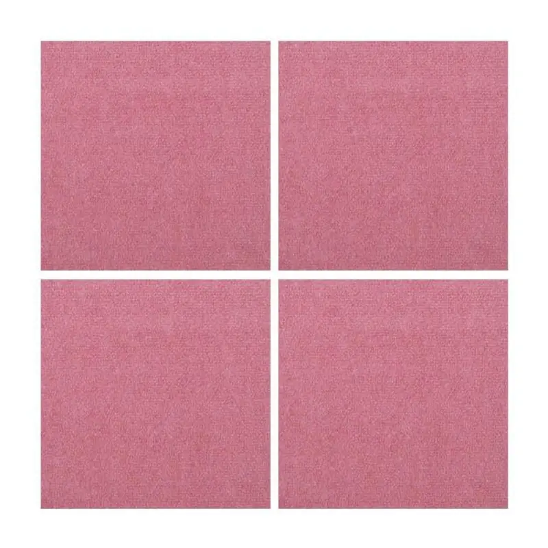 25% OFF: Triluc Non-Slip Washable & Water-Repellent Pet Mat (Pink 4-Piece)
