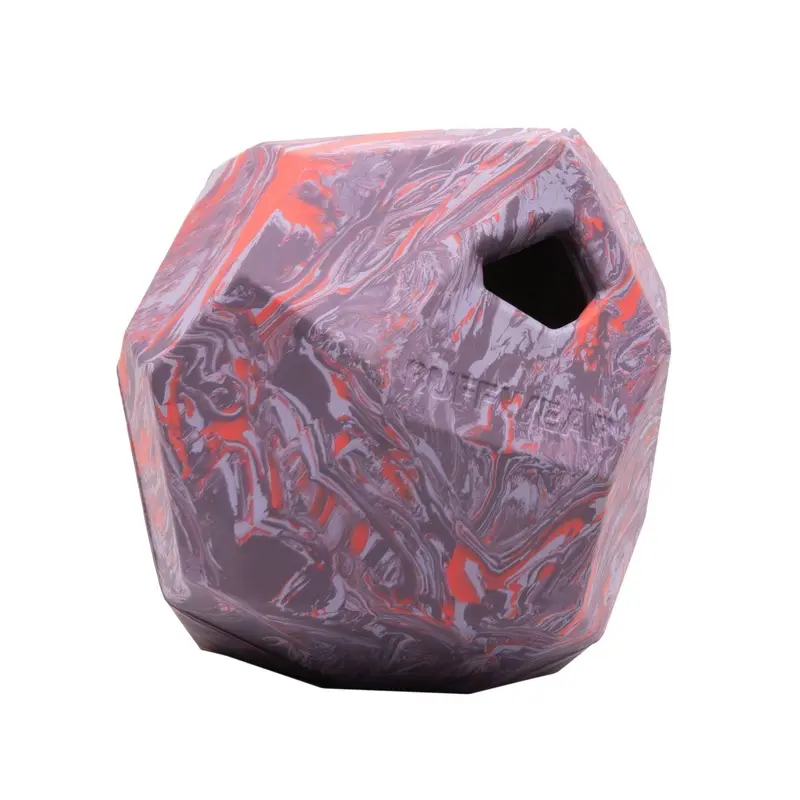 Ruffwear Gnawt-a-Rock Natural Rubber Treat Dispenser Throw Dog Toy (Purple Orchid)