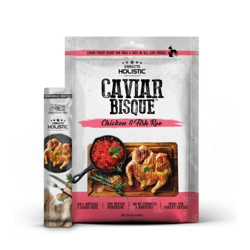 Absolute Holistic Caviar Bisque (Chicken & Fish Roe) Cat & Dog Treats
