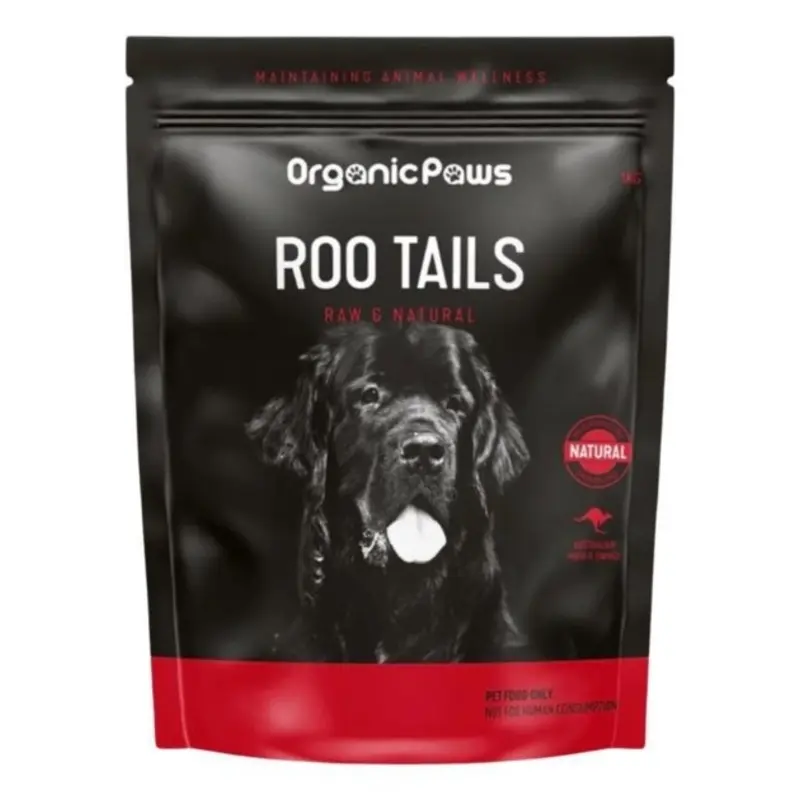 Organic Paws Roo Tails Frozen Raw Dog Food