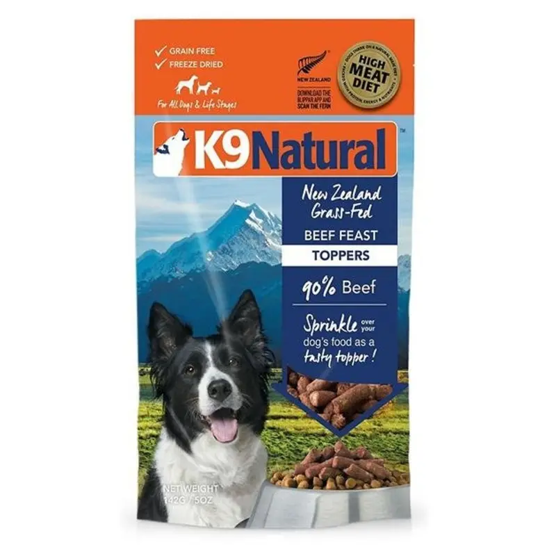 K9 Natural Freeze Dried Beef Topper Dog Food