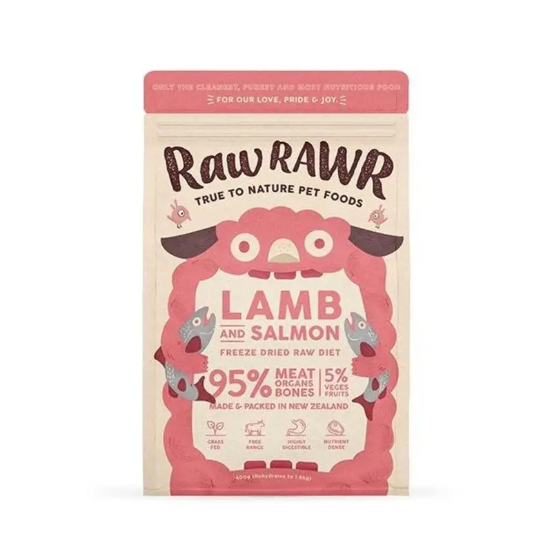 Raw Rawr's Freeze Dried Lamb & Salmon Balance Diet Dog Food