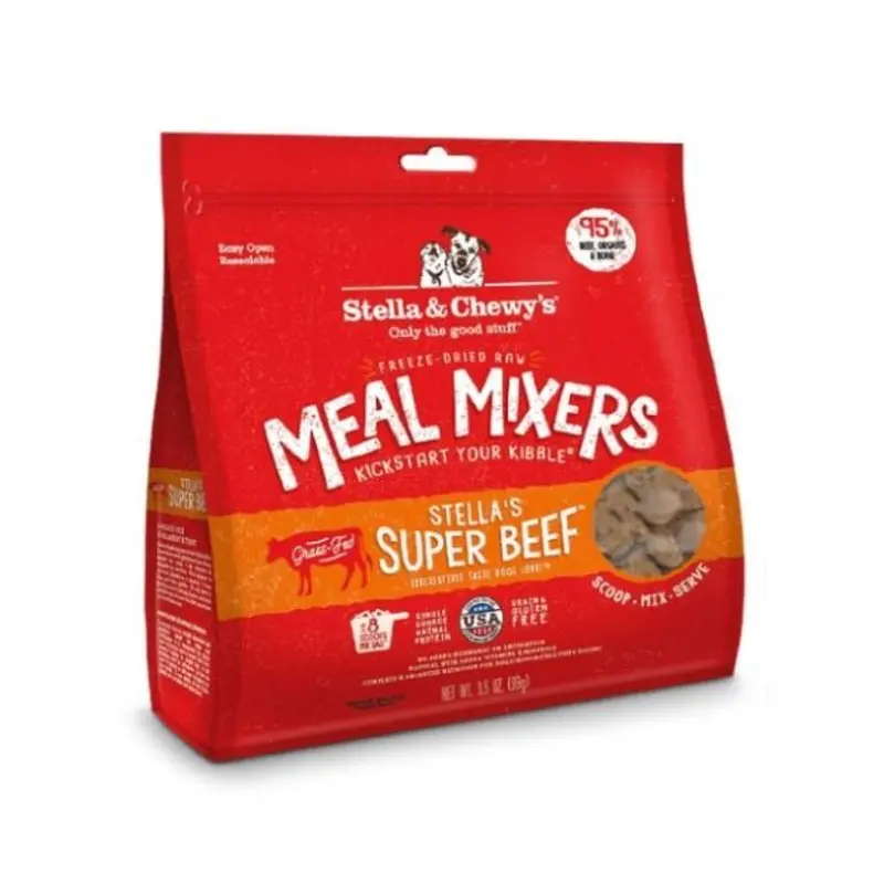 Stella & Chewys Freeze Dried Meal Mixers (Super Beef) for Dogs