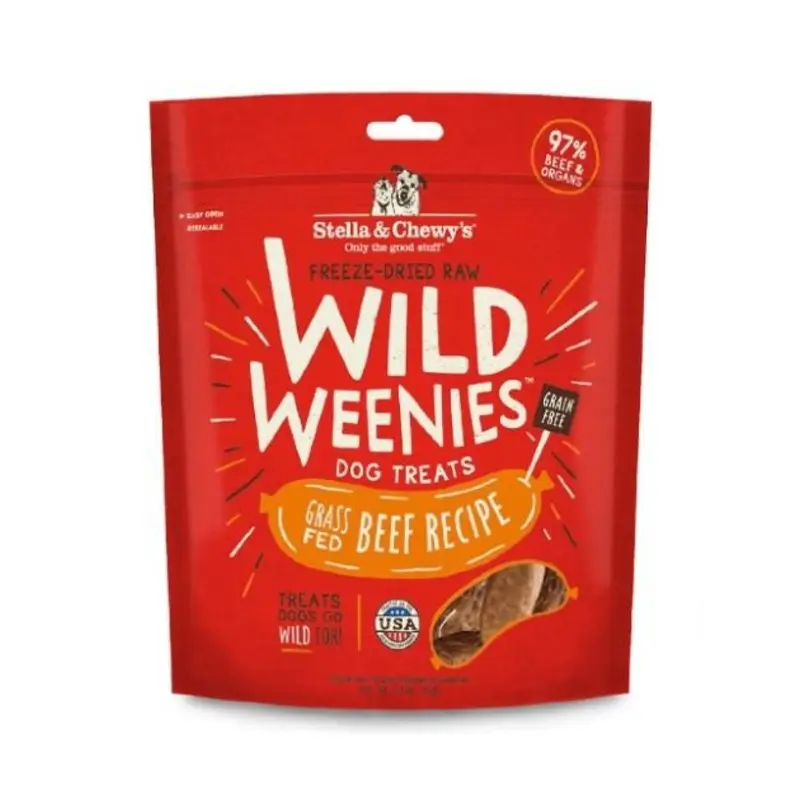 Stella & Chewys Wild Weenies (Beef) Freeze Dried Dog Treats