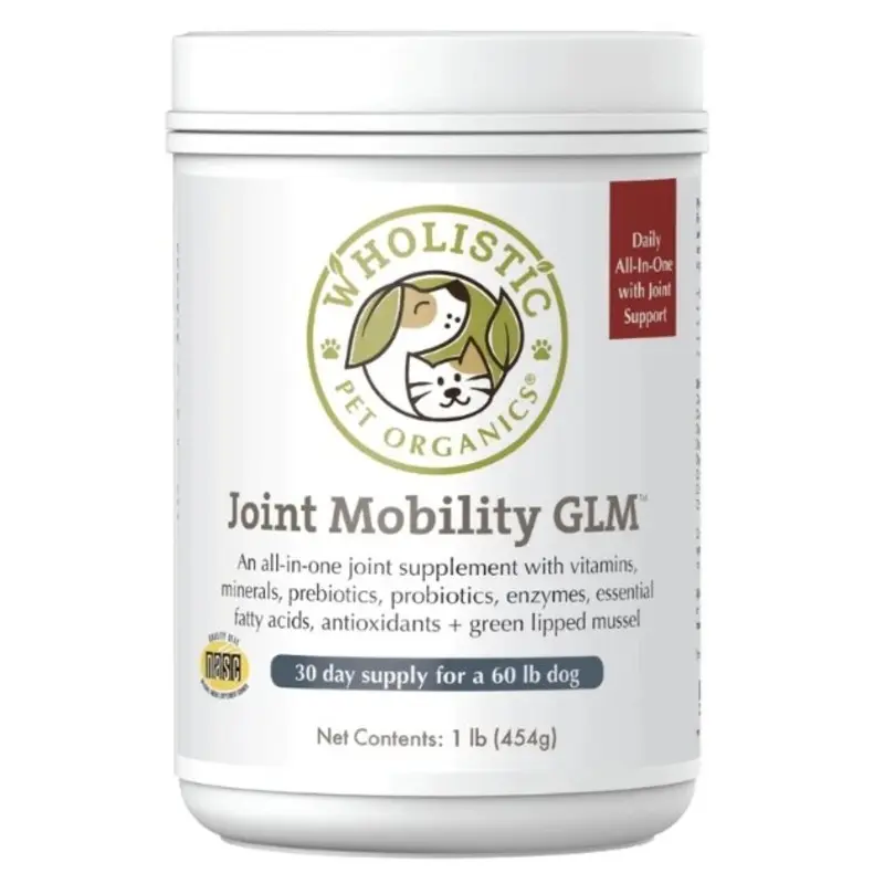 Wholistic Pet Organics Joint Mobility GLM Dog Supplements