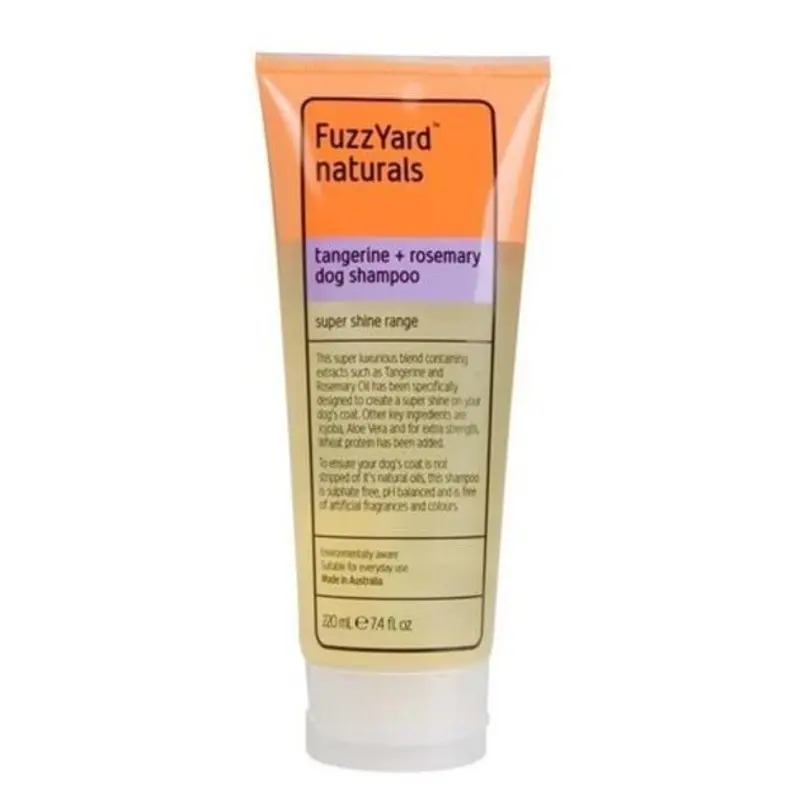 FuzzYard Tangerine and Rosemary Super Shine Shampoo For Dogs