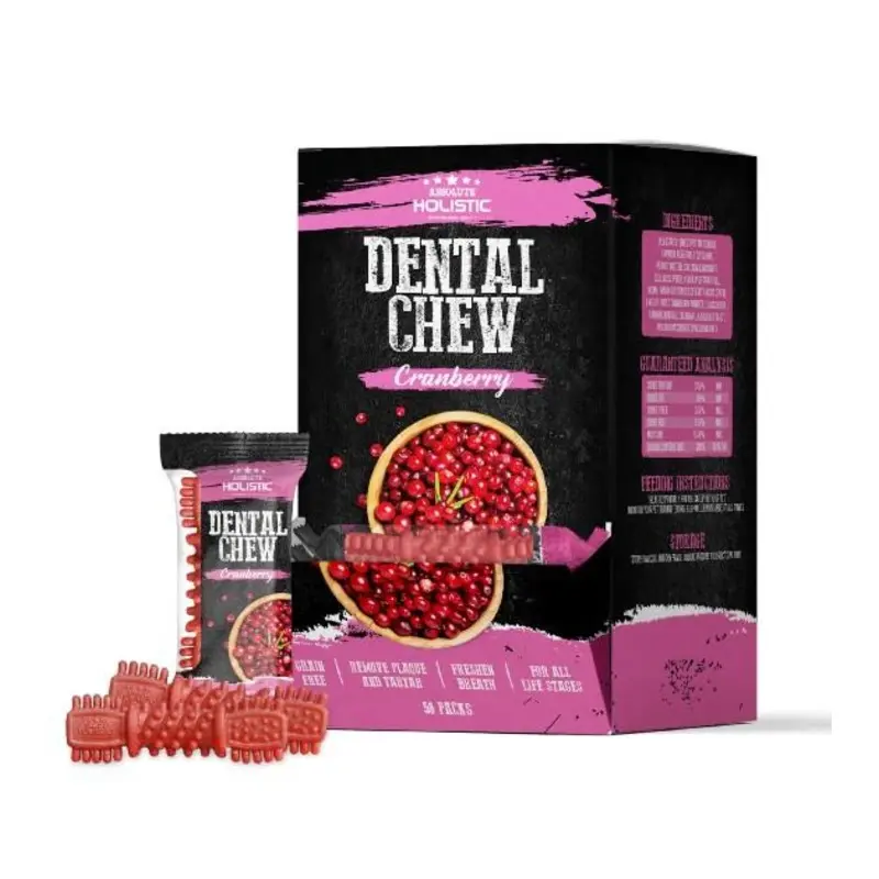 Absolute Holistic Dental Dog Chews (Cranberry)