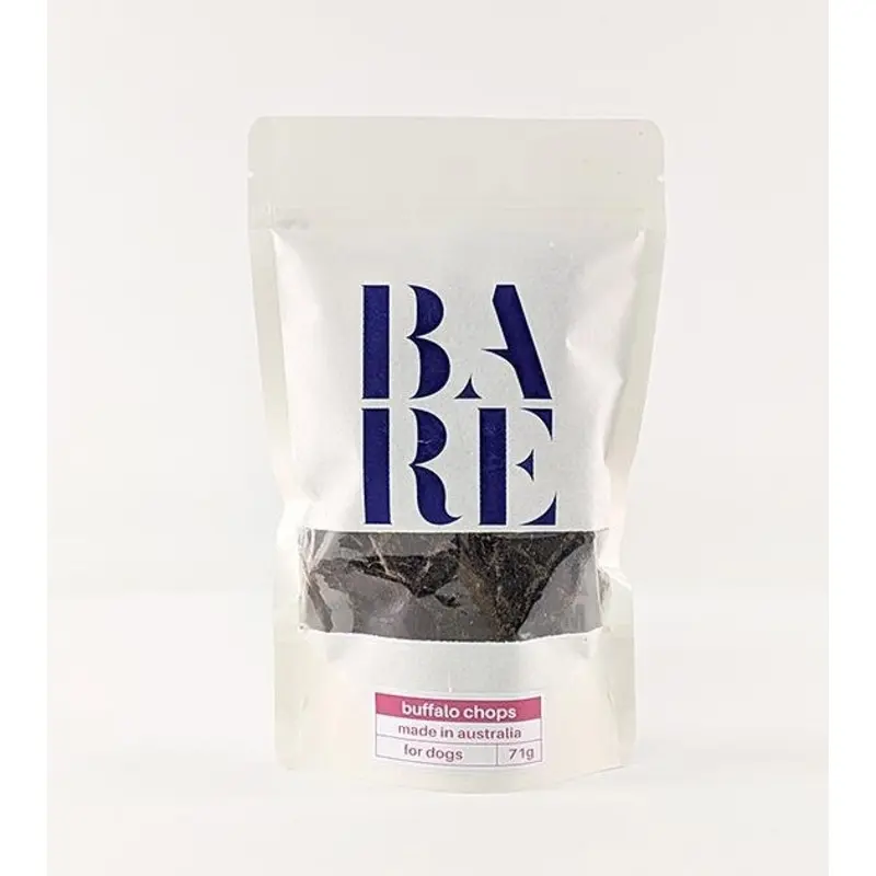 20% OFF: BARE Australian Premium Buffalo Chops Dog Treats