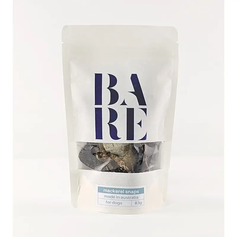 20% OFF: BARE Australian Premium Mackerel Snaps Dog Treats