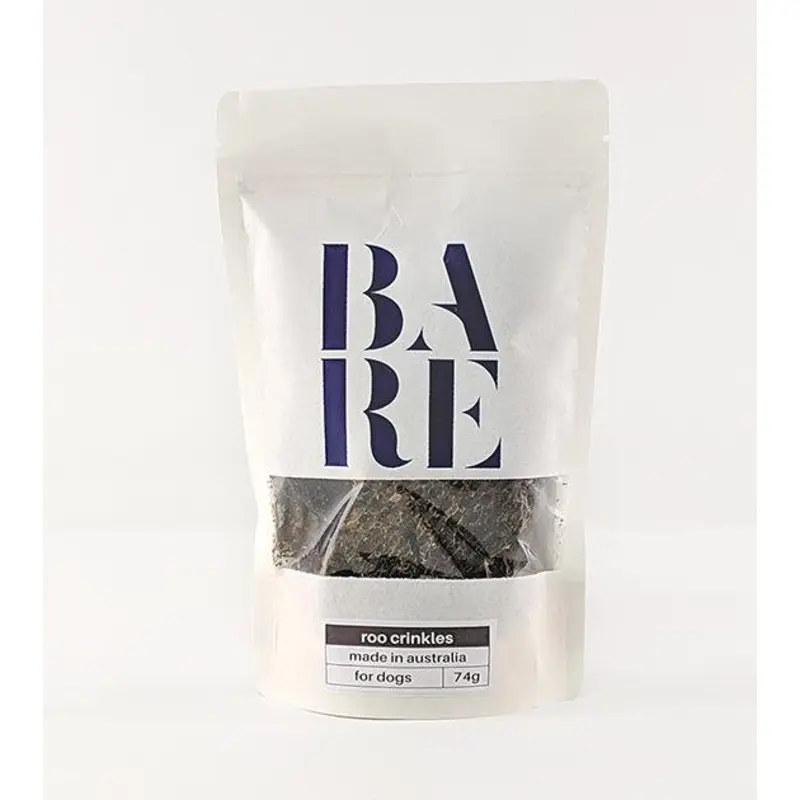 20% OFF: BARE Australian Premium Roo Crinkles Dog Treats
