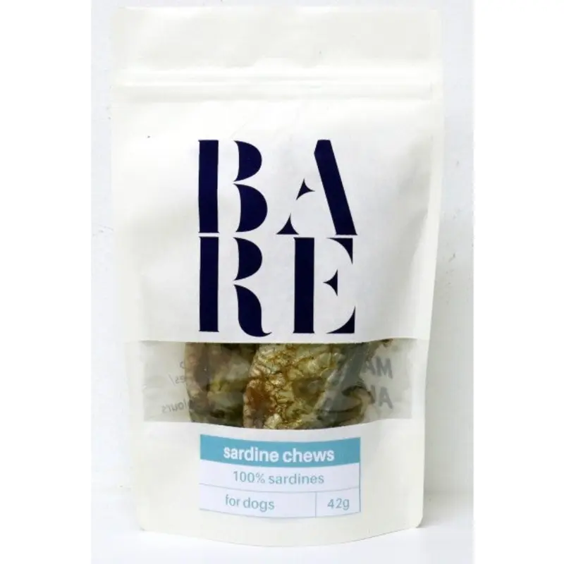20% OFF: BARE Australian Premium Sardine Chews Dog Treats
