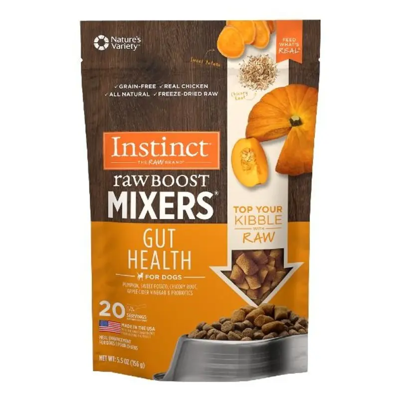Instinct Raw Boost Mixers Freeze-Dried Topper Dog Food (Gut Health)