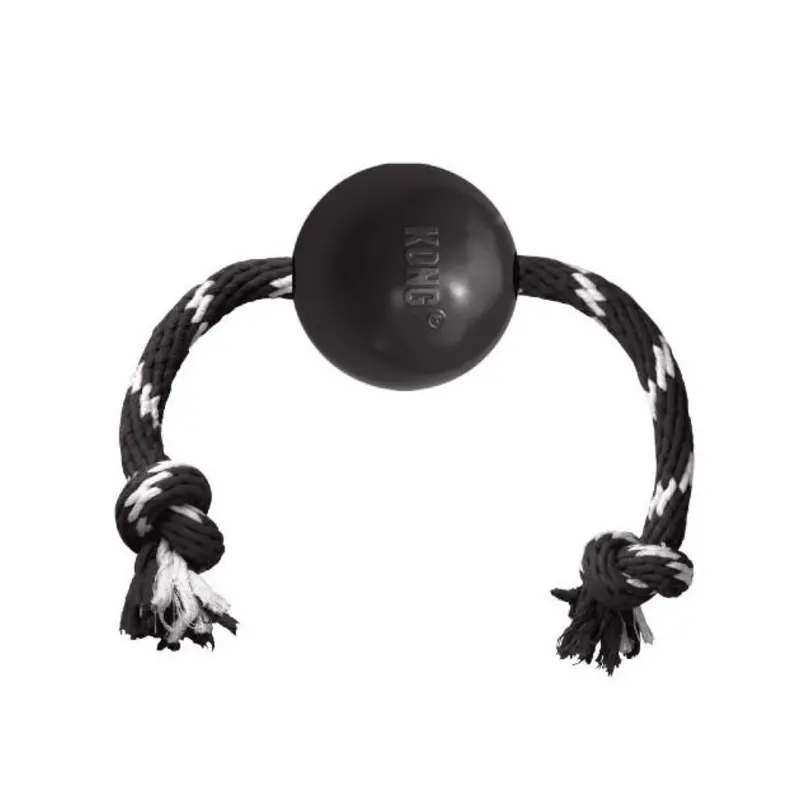Kong Extreme Ball With Rope Dog Toy
