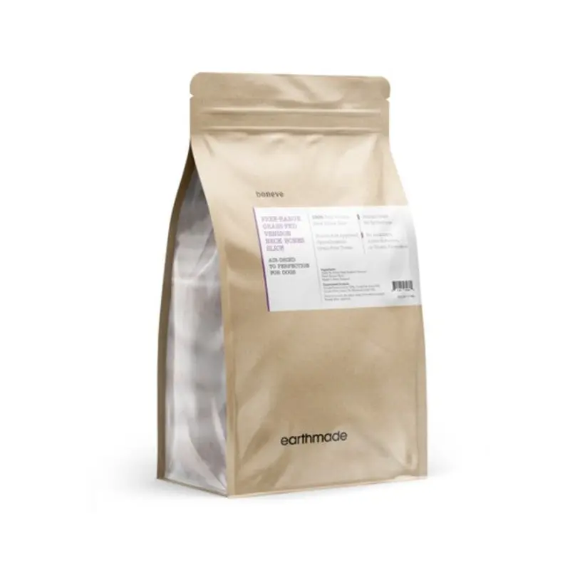 Boneve Earthmade Grass-Fed Venison Neck Bone Slice Air Dried Dog Treats