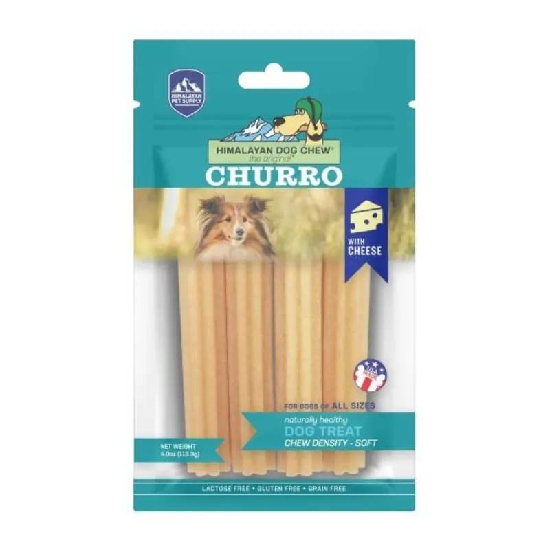 15% OFF: Himalayan Pet Supply Yaky Churro Himalayan Cheese Dog Treats (Soft Density)